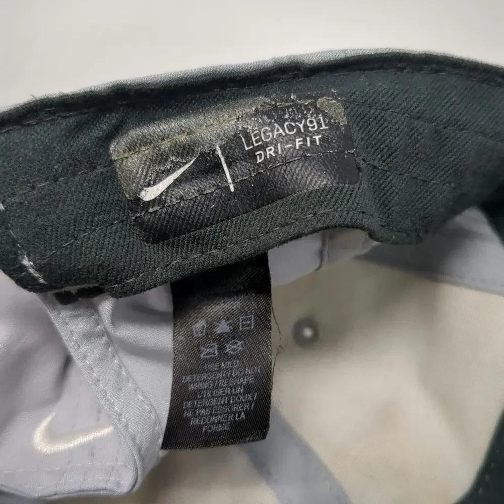 Nike Baseball Cap Gray One Size Dri-FIT Legacy 91 Embroidered Swoosh Hat